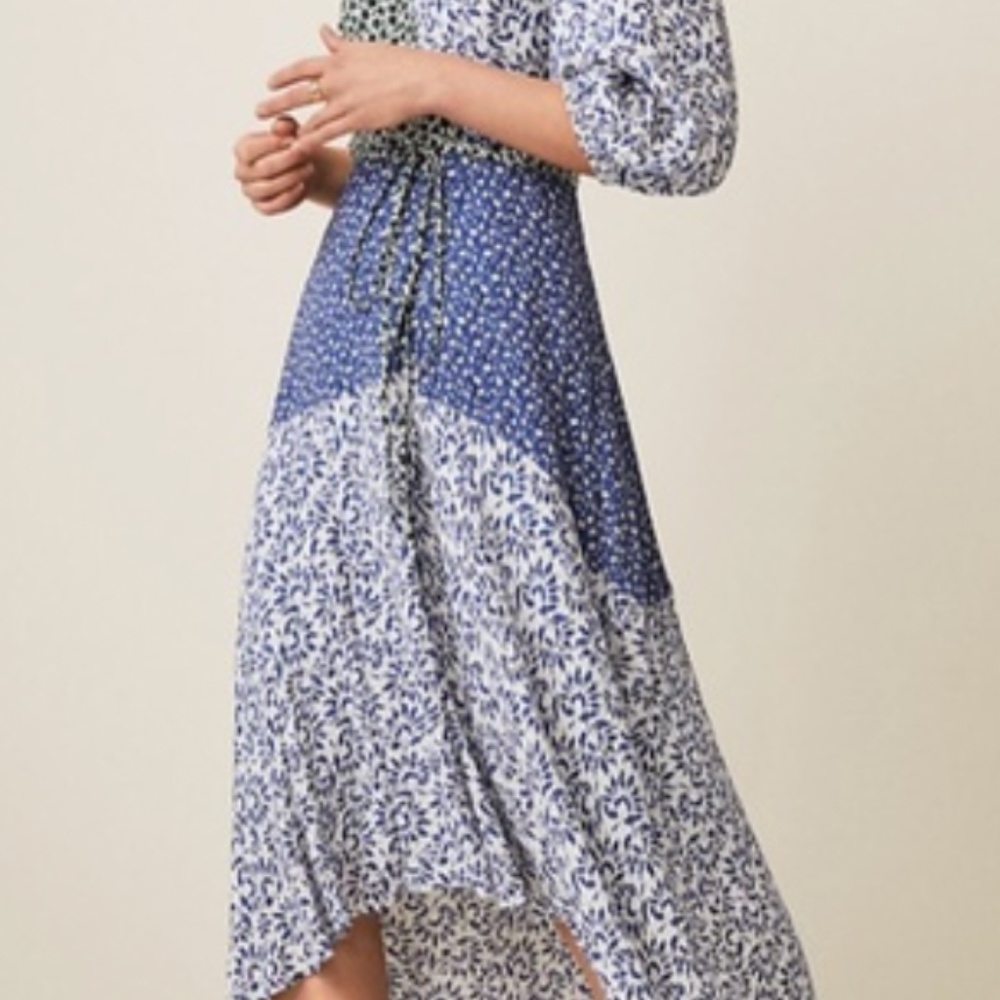 Ann Taylor Floral Wrap Dress